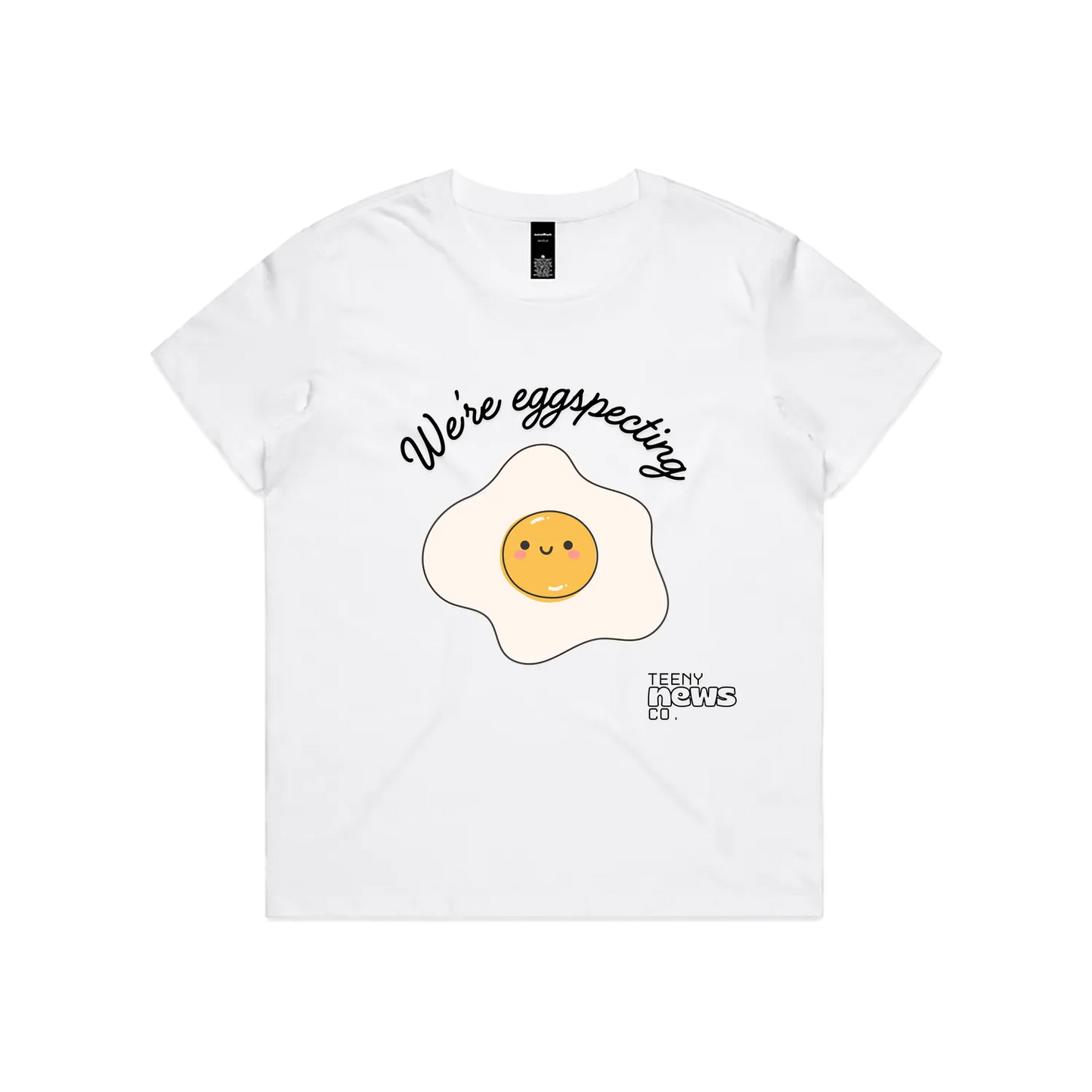 White front flat lay