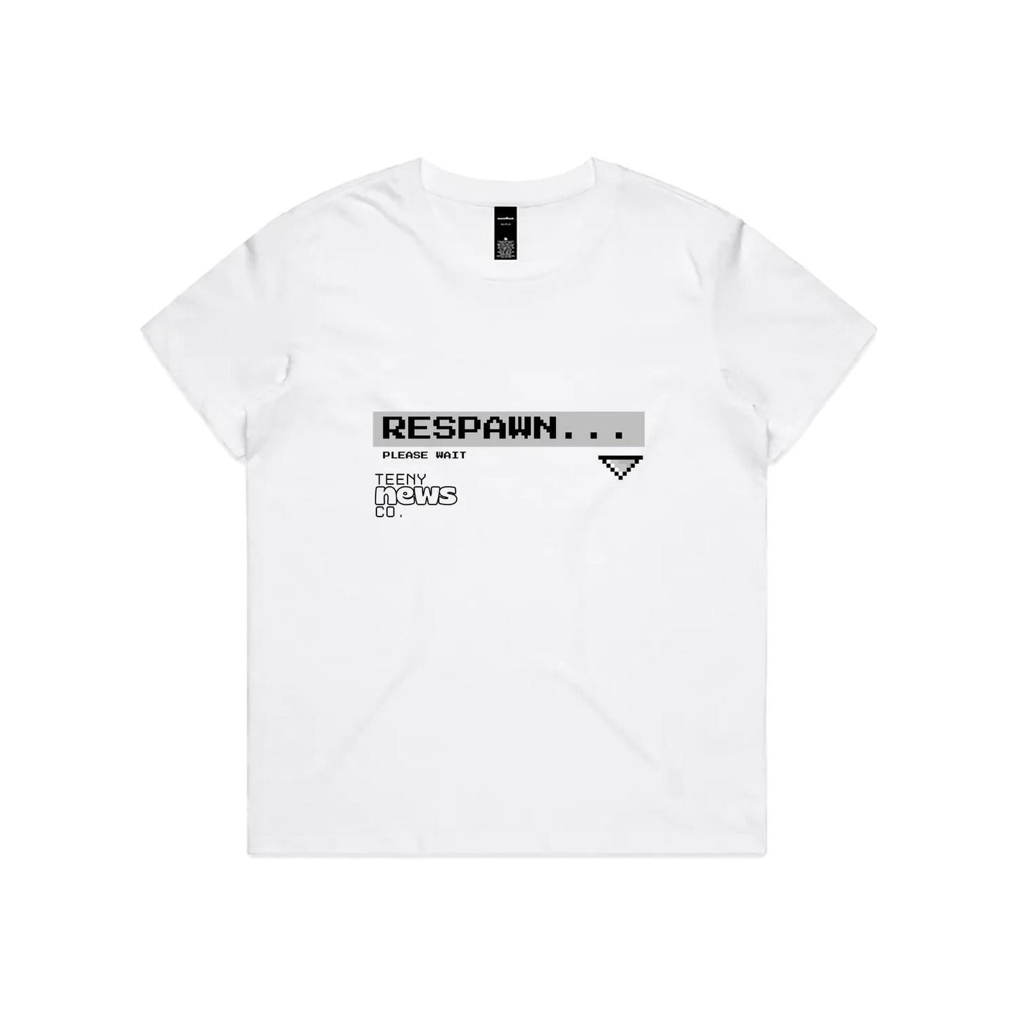 White front flat lay