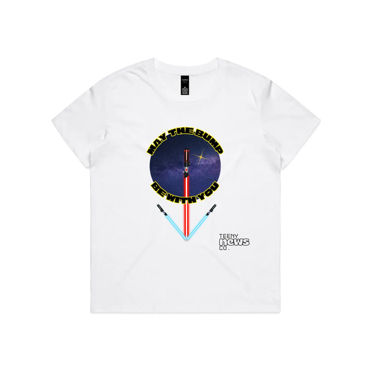 White front flat lay