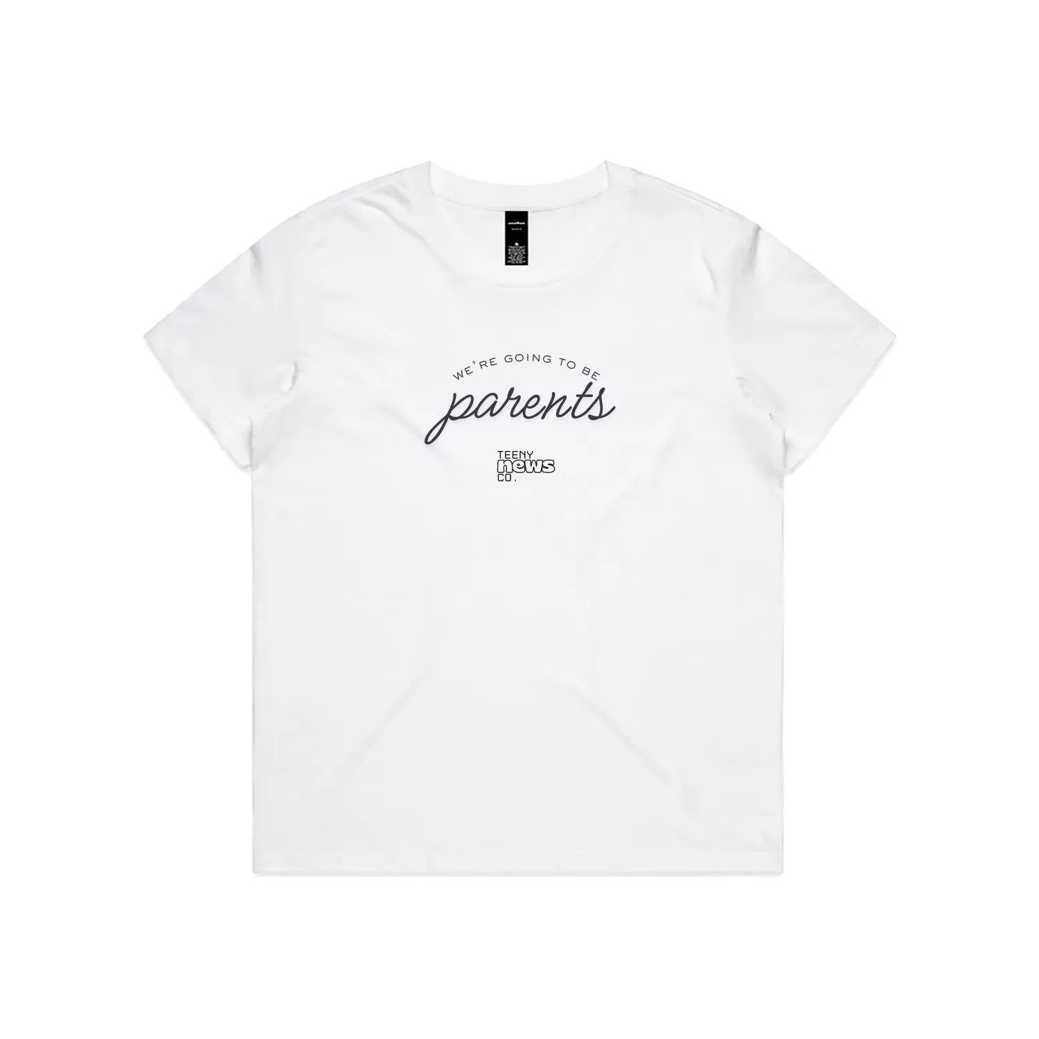 White front flat lay