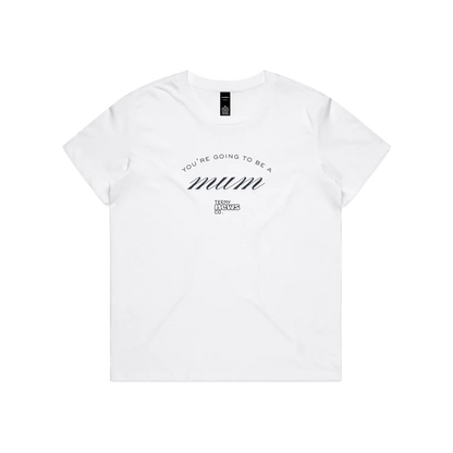 White front flat lay