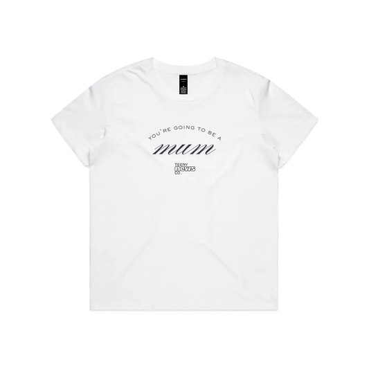 White front flat lay