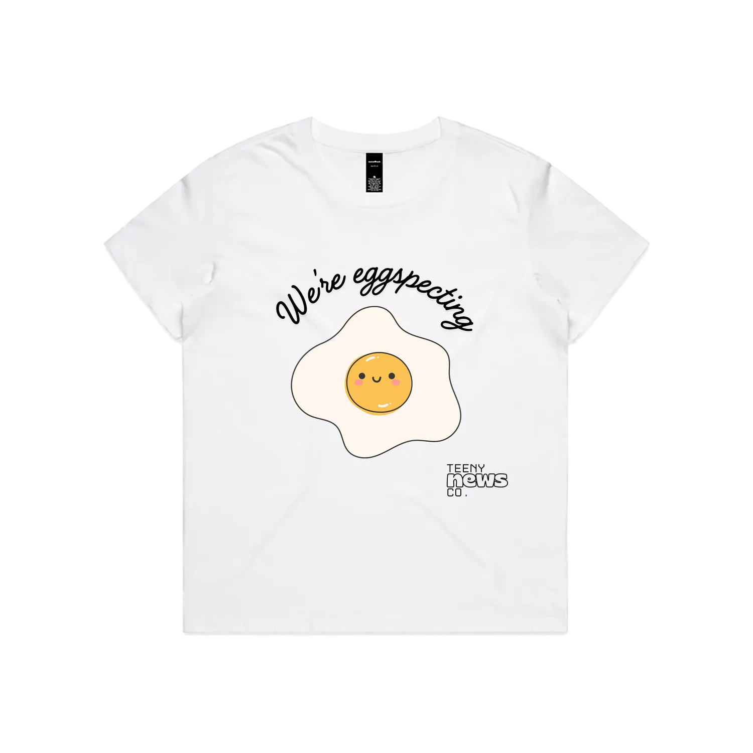 White front flat lay