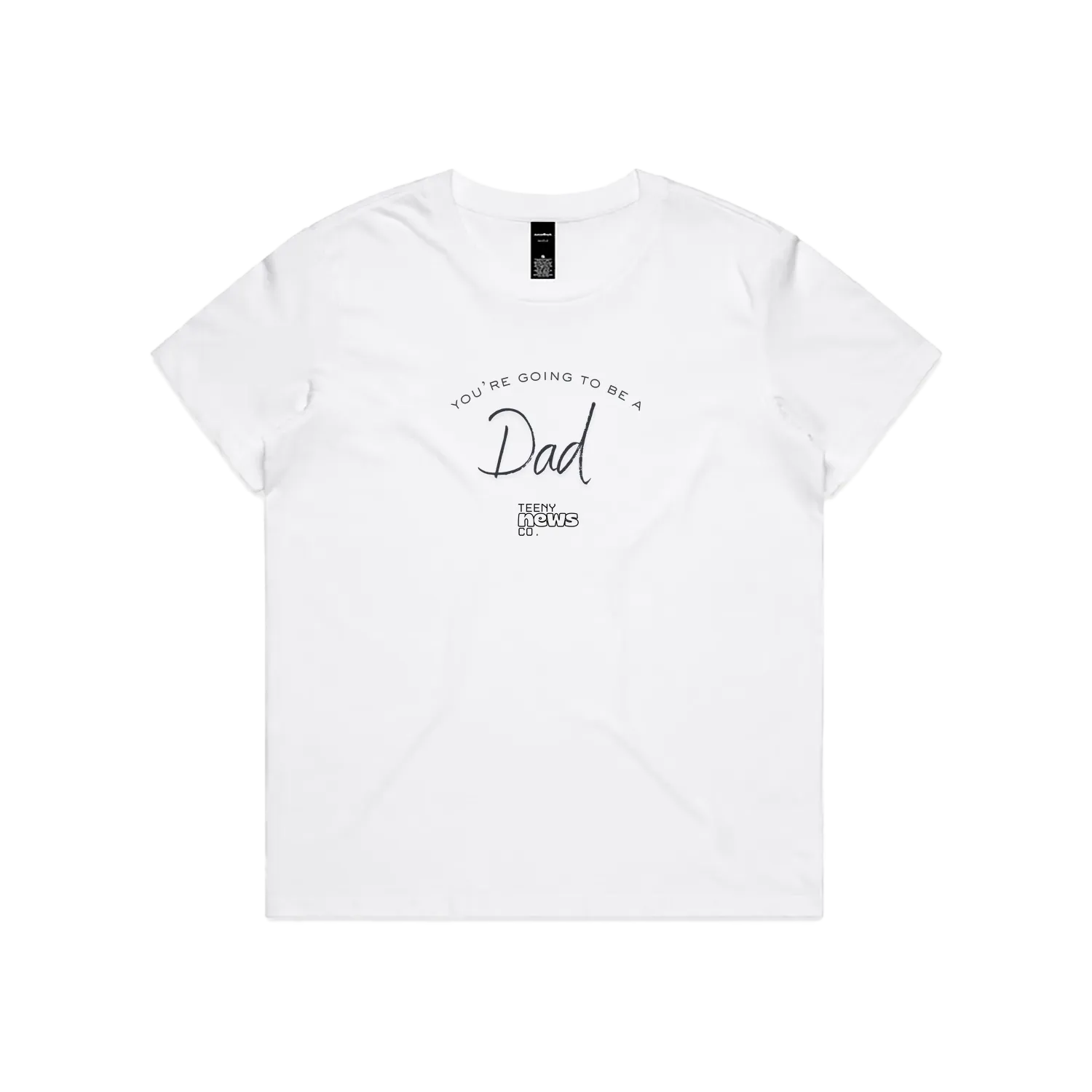 White front flat lay