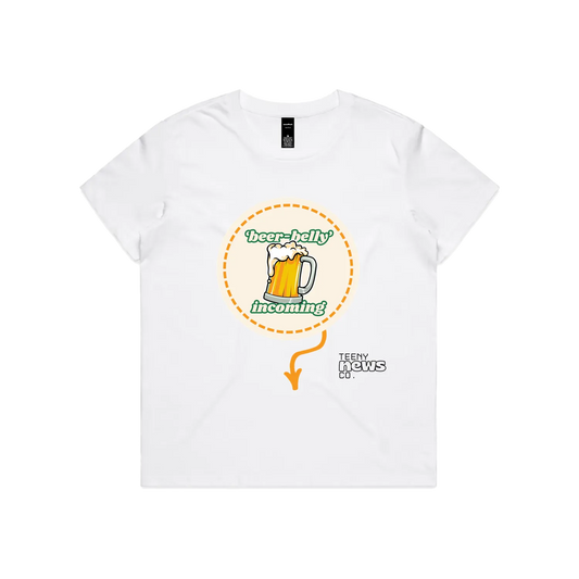 White front flat lay