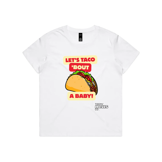 White front flat lay