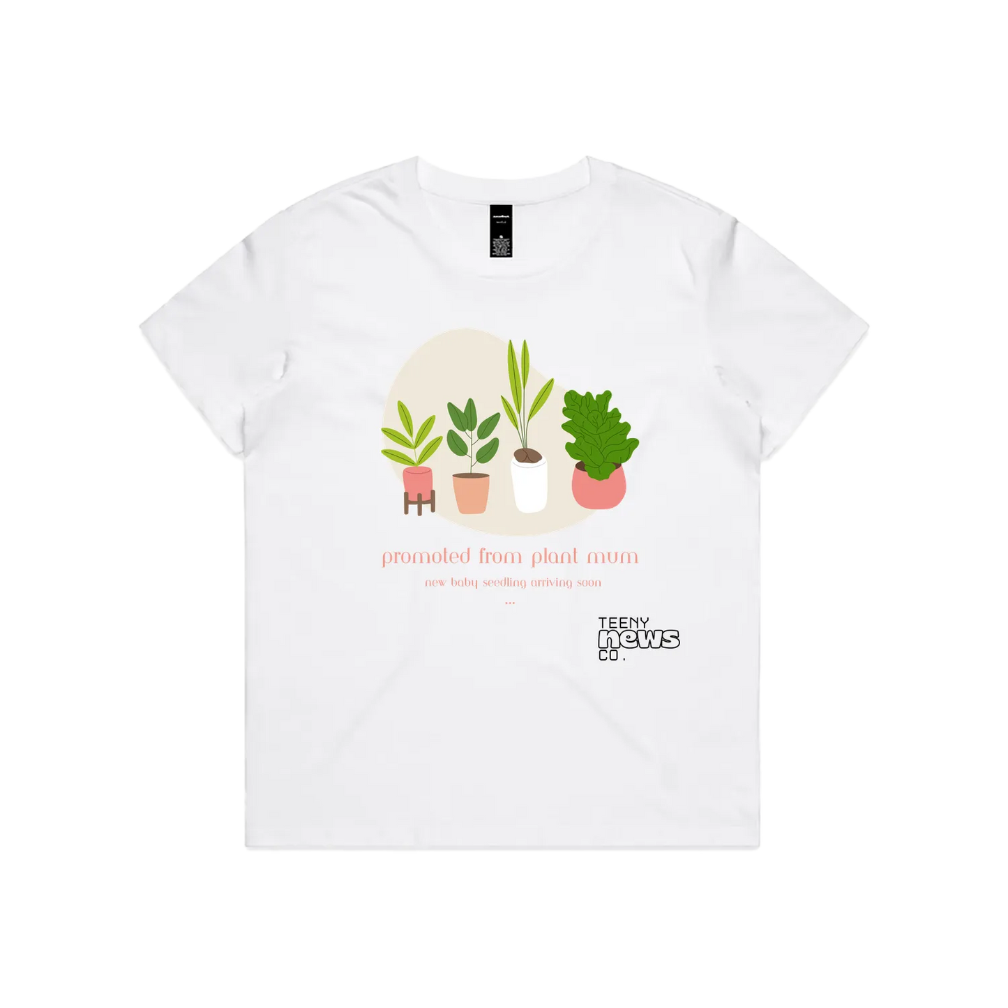 White front flat lay