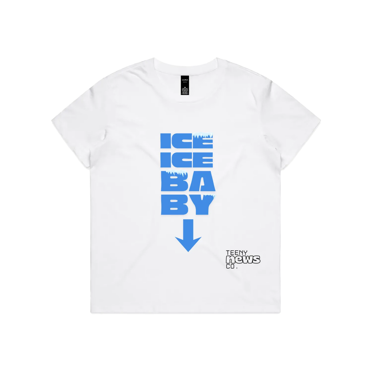 White front flat lay