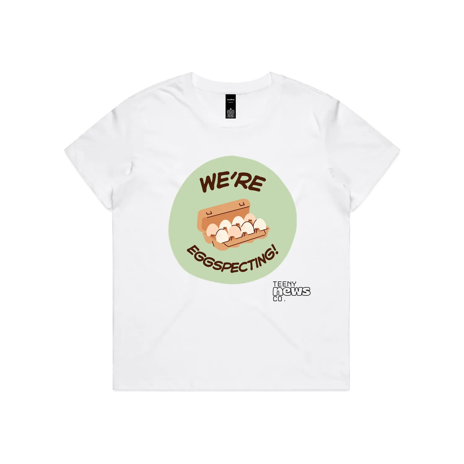 White front flat lay