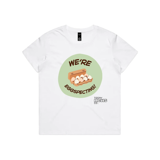 White front flat lay